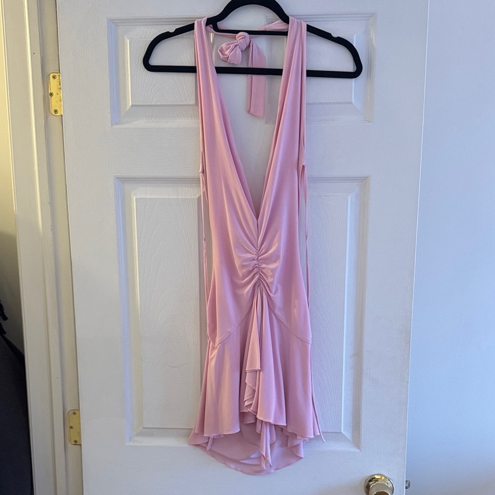 I.AM.GIA Pink Ruched Dress